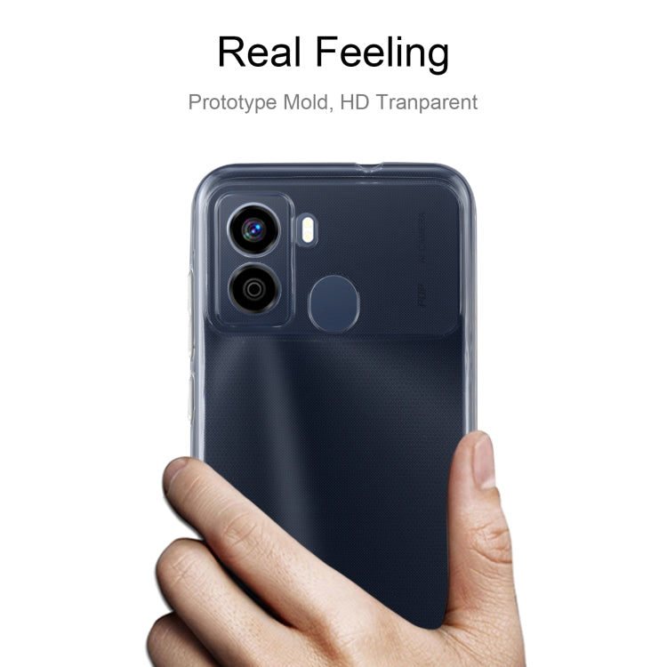 For Tecno POP 6 0.75mm Ultra-thin Transparent TPU Phone Case