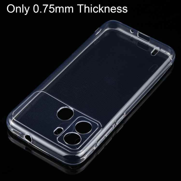 For Tecno POP 6 0.75mm Ultra-thin Transparent TPU Phone Case