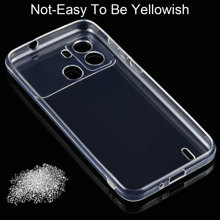 For Tecno POP 6 0.75mm Ultra-thin Transparent TPU Phone Case