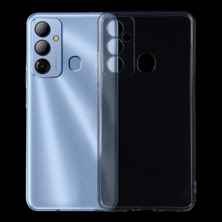 For Tecno POP 6 Go 0.75mm Ultra-thin Transparent TPU Phone Case