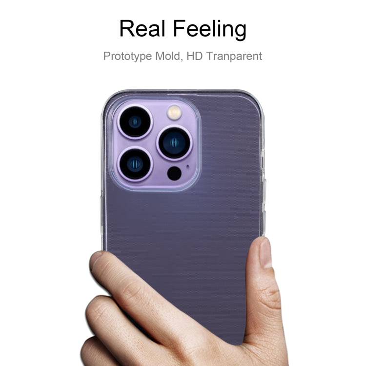 For iPhone 14 Pro 0.75mm Ultra-thin Transparent TPU Phone Case