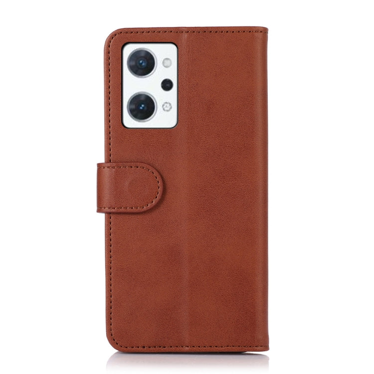 For OPPO Reno7 A JP Version Cow Texture Leather Phone Case
