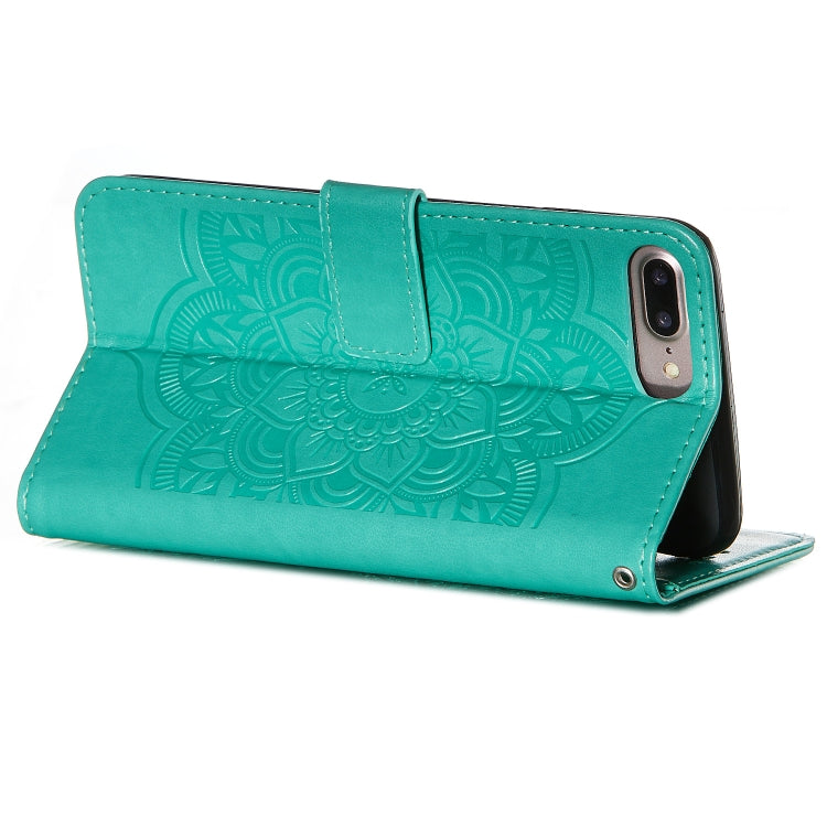 For iPhone 6 Plus / 6s Plus Dream Catcher Printing Horizontal Flip Leather Case with Holder & Card Slots & Wallet & Lanyard