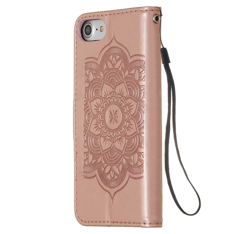 For iPhone SE 2022 / SE 2020 / 8 / 7 Dream Catcher Printing Horizontal Flip Leather Case with Holder & Card Slots & Wallet & Lanyard