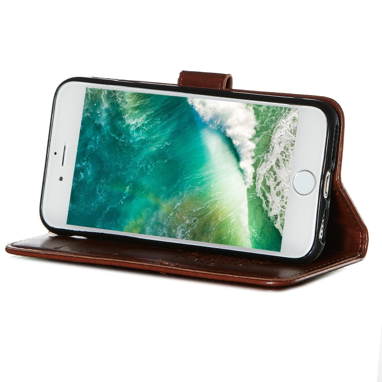 For iPhone SE 2022 / SE 2020 / 8 / 7 Dream Catcher Printing Horizontal Flip Leather Case with Holder & Card Slots & Wallet & Lanyard