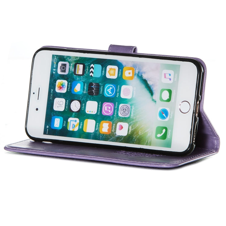 For iPhone 8 Plus / 7 Plus Dream Catcher Printing Horizontal Flip Leather Case with Holder & Card Slots & Wallet & Lanyard