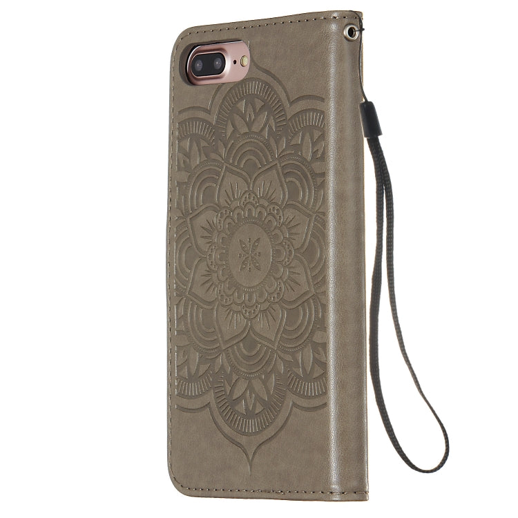 For iPhone 8 Plus / 7 Plus Dream Catcher Printing Horizontal Flip Leather Case with Holder & Card Slots & Wallet & Lanyard