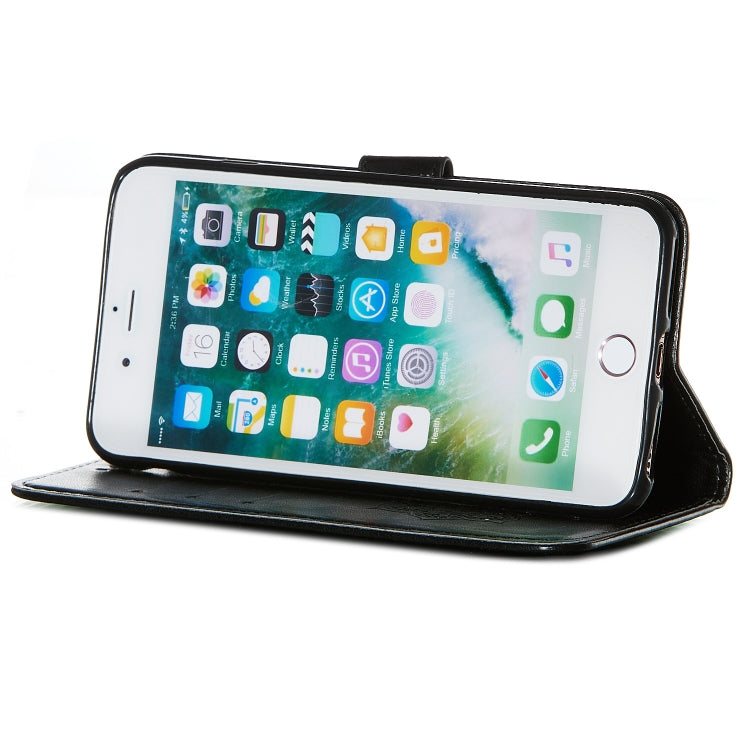 For iPhone 8 Plus / 7 Plus Dream Catcher Printing Horizontal Flip Leather Case with Holder & Card Slots & Wallet & Lanyard