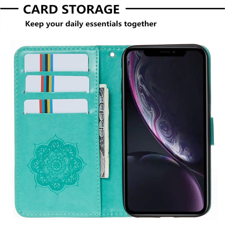For iPhone XR Dream Catcher Printing Horizontal Flip Leather Case with Holder & Card Slots & Wallet & Lanyard