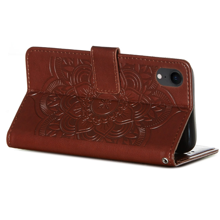 For iPhone XR Dream Catcher Printing Horizontal Flip Leather Case with Holder & Card Slots & Wallet & Lanyard