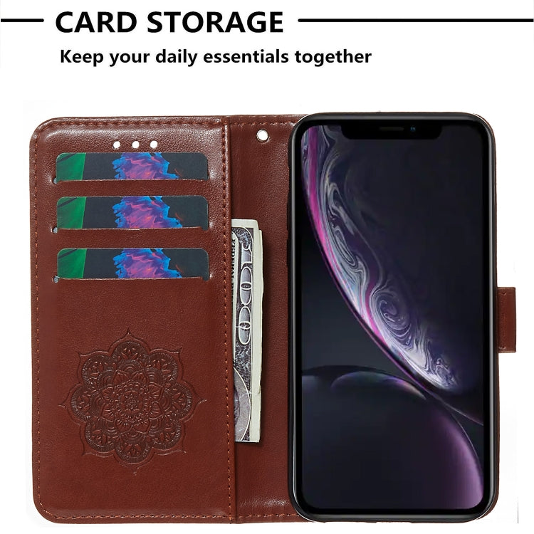 For iPhone XR Dream Catcher Printing Horizontal Flip Leather Case with Holder & Card Slots & Wallet & Lanyard