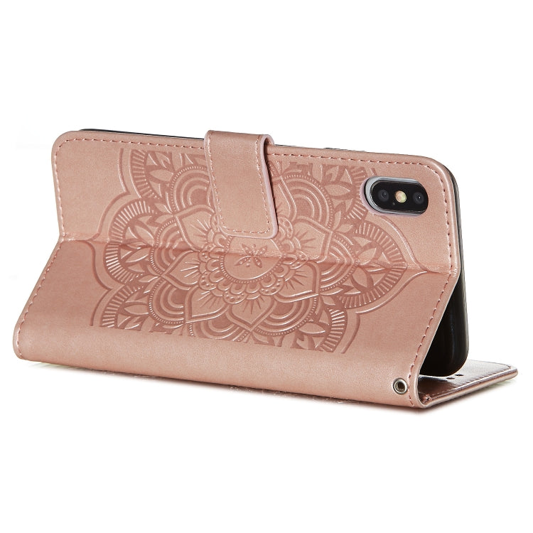For iPhone XS Max Dream Catcher Printing Horizontal Flip Leather Case with Holder & Card Slots & Wallet & Lanyard