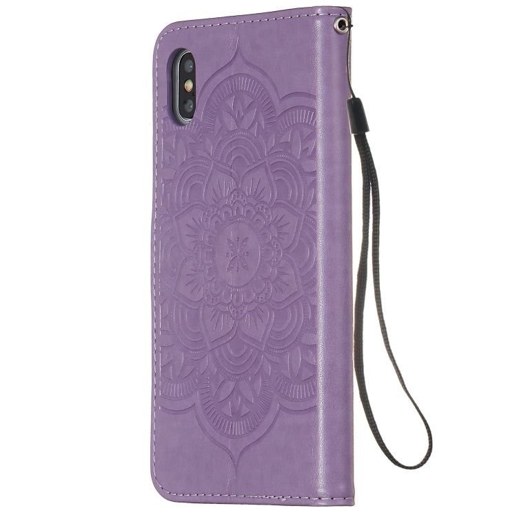 For iPhone XS Max Dream Catcher Printing Horizontal Flip Leather Case with Holder & Card Slots & Wallet & Lanyard
