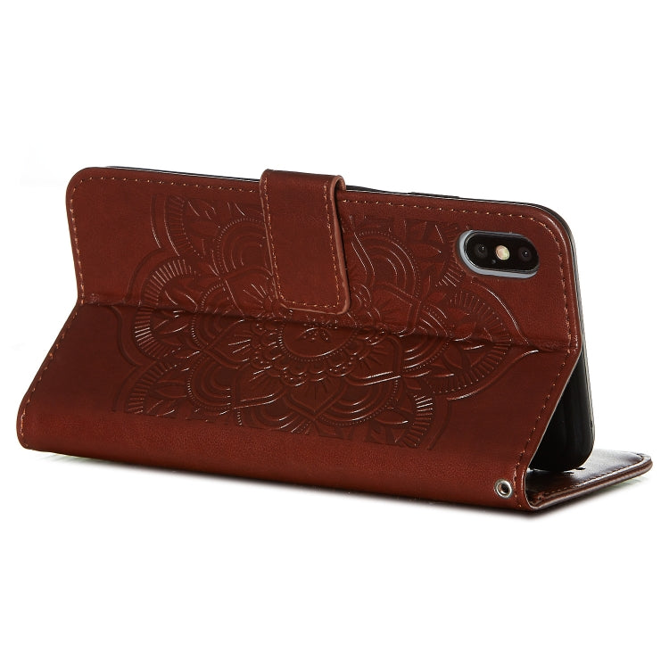 For iPhone XS Max Dream Catcher Printing Horizontal Flip Leather Case with Holder & Card Slots & Wallet & Lanyard