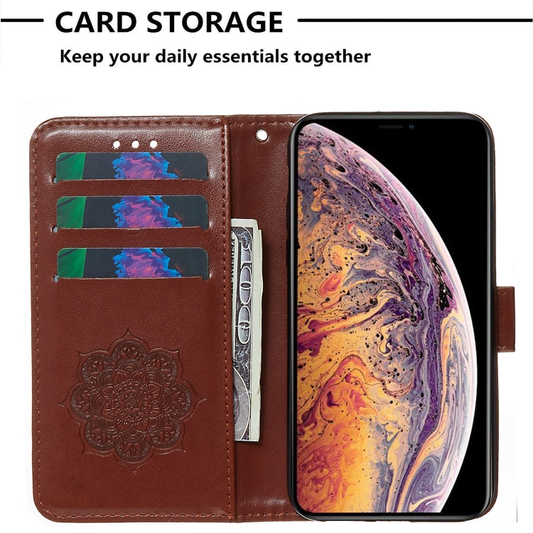 For iPhone X / XS Dream Catcher Printing Horizontal Flip Leather Case with Holder & Card Slots & Wallet & Lanyard