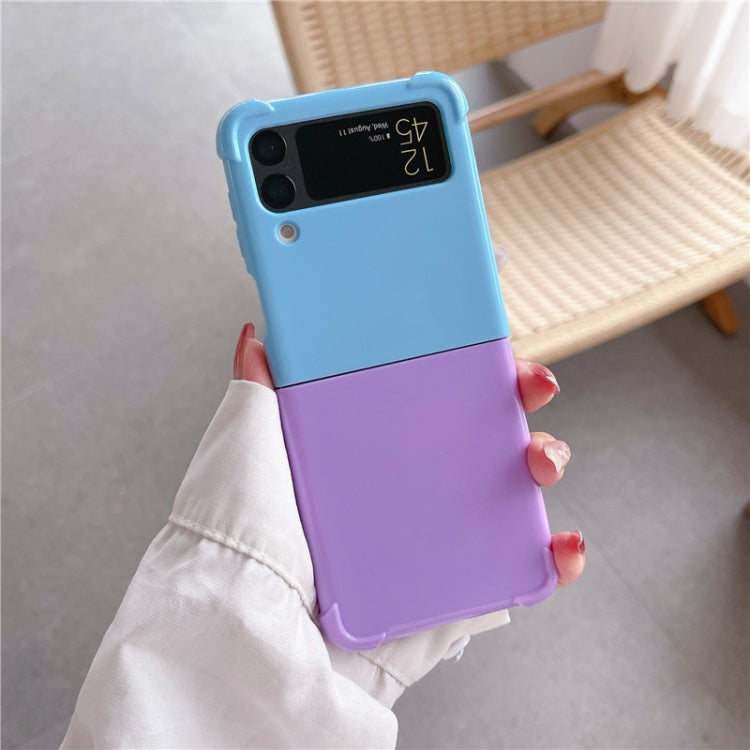 For Samsung Galaxy Z Flip3 5G Macaron Candy Color Matching TPU Phone Case