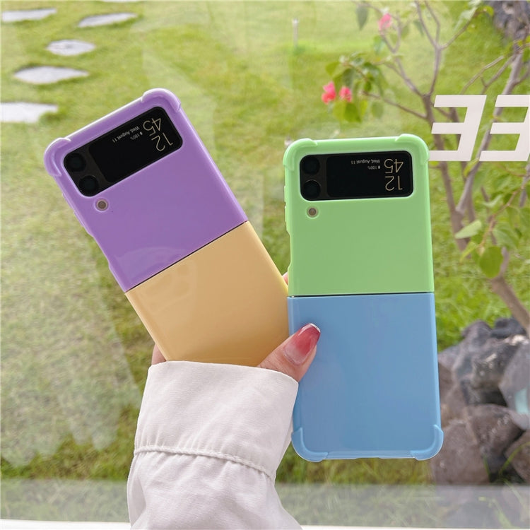 For Samsung Galaxy Z Flip4 Macaron Candy Color Matching TPU Phone Case