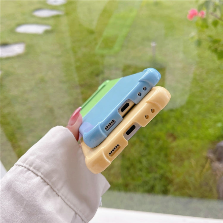 For Samsung Galaxy Z Flip4 Macaron Candy Color Matching TPU Phone Case