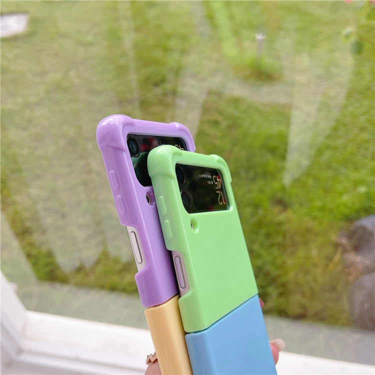 For Samsung Galaxy Z Flip4 Macaron Candy Color Matching TPU Phone Case
