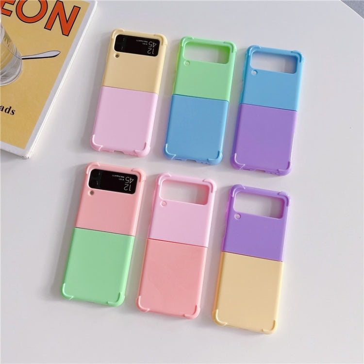 For Samsung Galaxy Z Flip4 Macaron Candy Color Matching TPU Phone Case