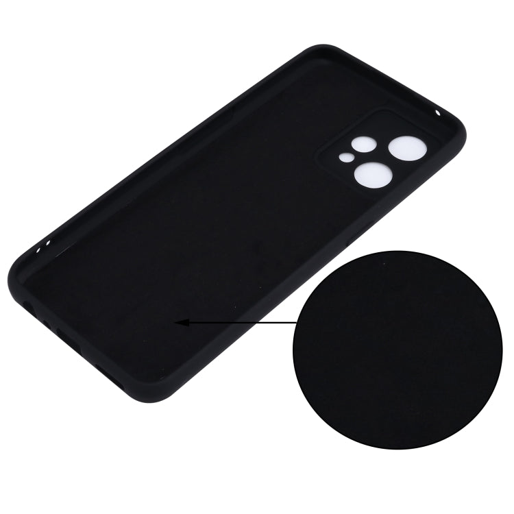 For OPPO Realme 9 4G Global/Realme Narzo 50 Pro 5G Global Pure Color Liquid Silicone Shockproof Full Coverage Phone Case