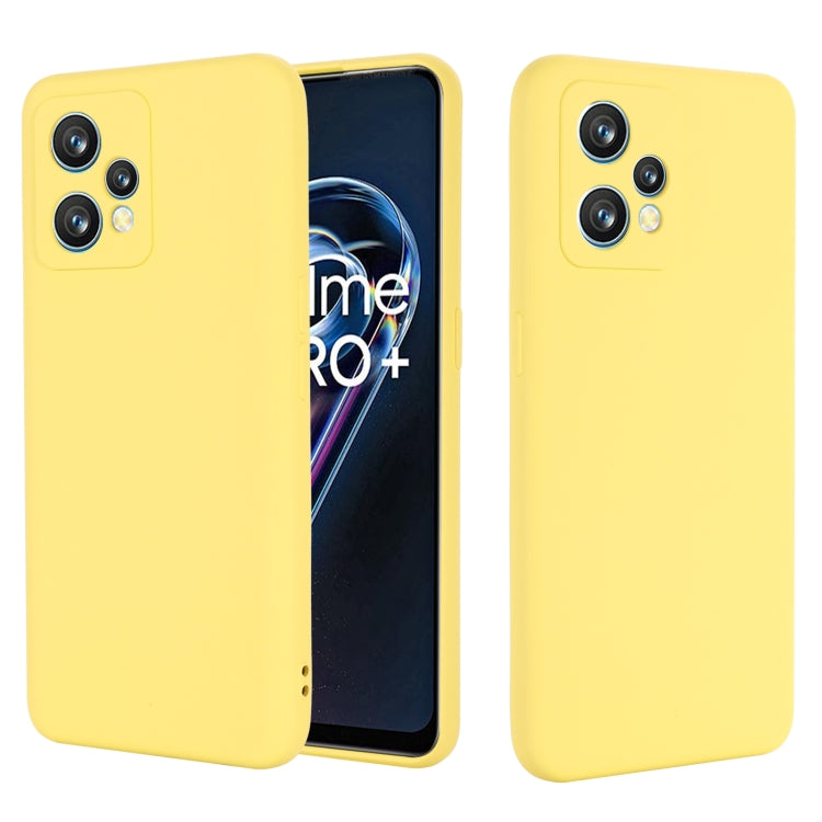 For OPPO Realme 9 4G Global/Realme Narzo 50 Pro 5G Global Pure Color Liquid Silicone Shockproof Full Coverage Phone Case