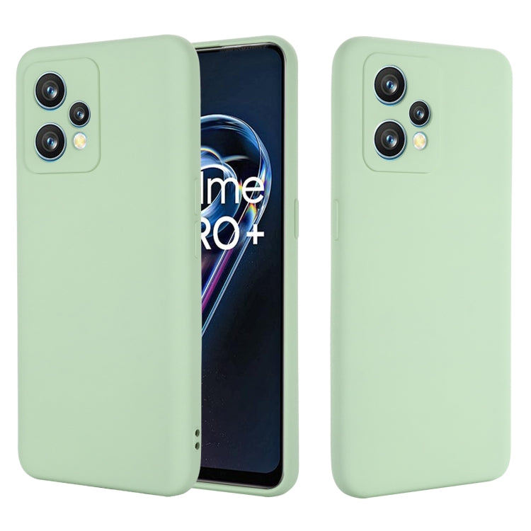 For OPPO Realme 9 4G Global/Realme Narzo 50 Pro 5G Global Pure Color Liquid Silicone Shockproof Full Coverage Phone Case