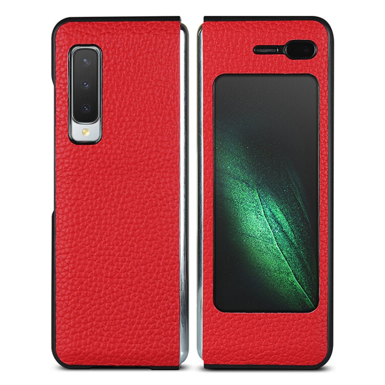 For Galaxy Fold / W2020 Shockproof Full Coverage Litchi Texture