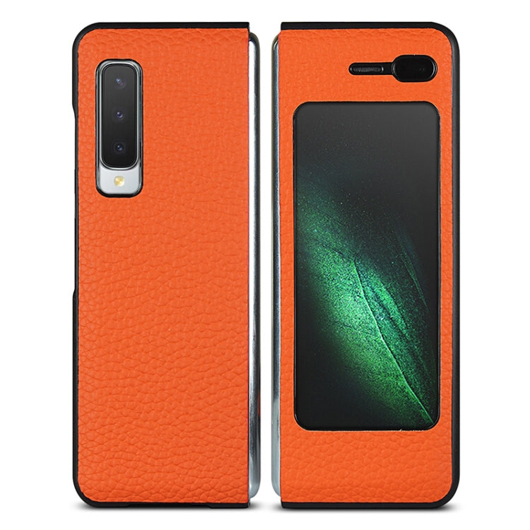 For Galaxy Fold / W2020 Shockproof Full Coverage Litchi Texture