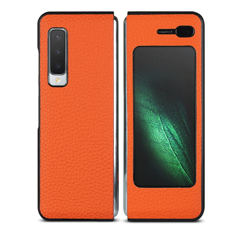 For Galaxy Fold / W2020 Shockproof Full Coverage Litchi Texture