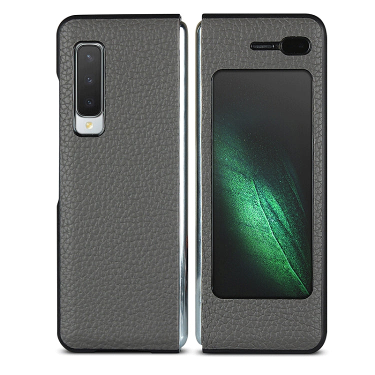 For Galaxy Fold / W2020 Shockproof Full Coverage Litchi Texture