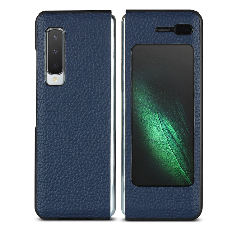 For Galaxy Fold / W2020 Shockproof Full Coverage Litchi Texture