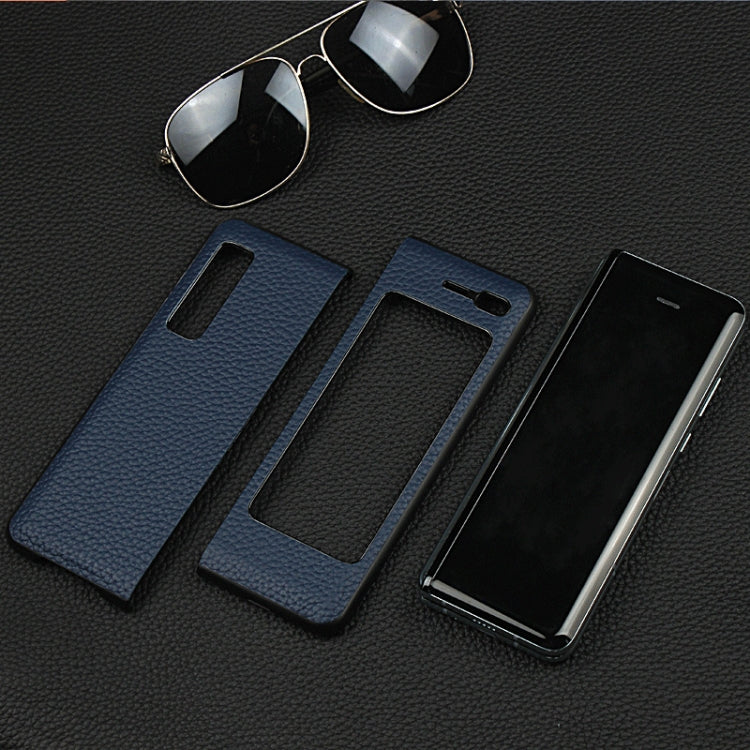 For Galaxy Fold / W2020 Shockproof Full Coverage Litchi Texture