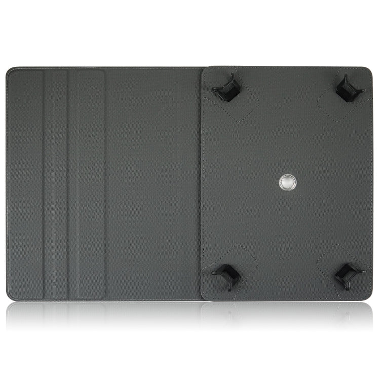 For 10 inch Cloth Texture 360 Rotation Horizontal Flip Universal Tablet PC Leather Case with Pen Slot