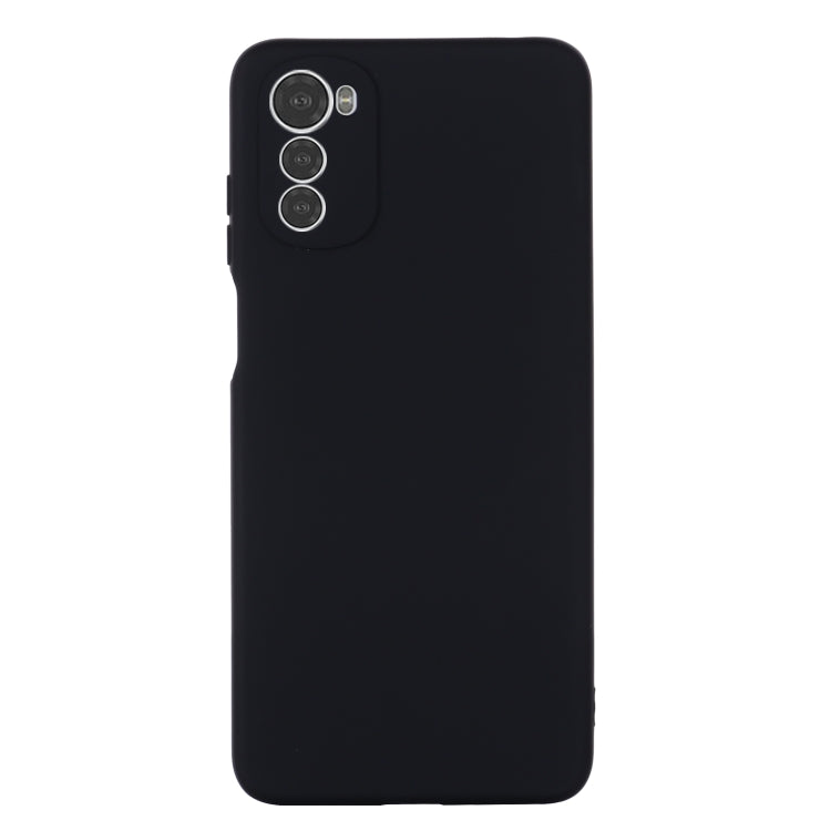 For Motorola Moto G22/ E32s 4G Pure Color Liquid Silicone Shockproof Full Coverage Phone Case