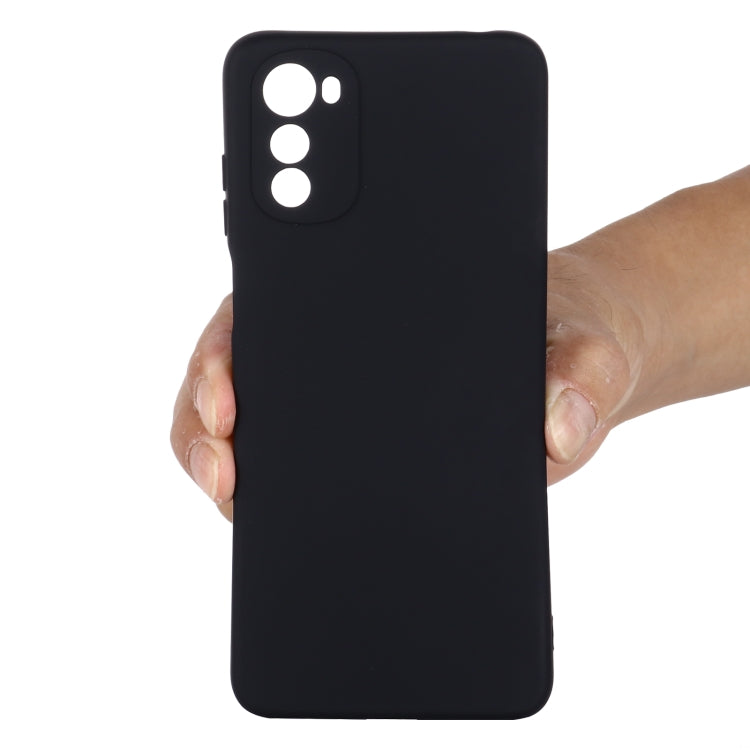 For Motorola Moto G22/ E32s 4G Pure Color Liquid Silicone Shockproof Full Coverage Phone Case