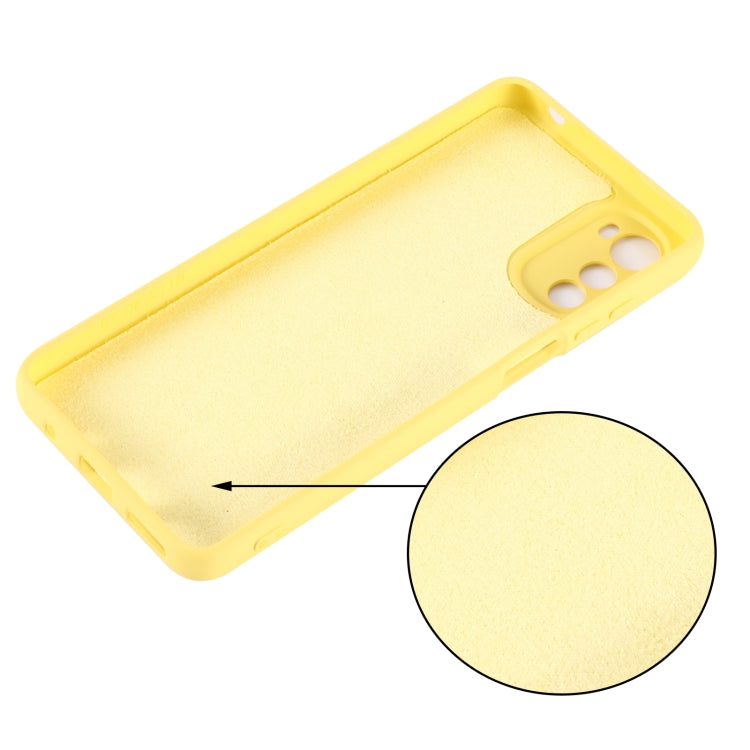 For Motorola Moto G22/ E32s 4G Pure Color Liquid Silicone Shockproof Full Coverage Phone Case