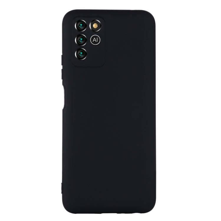 For ZTE V30 Vita Pure Color Liquid Silicone Shockproof Full Coverage Phone Case