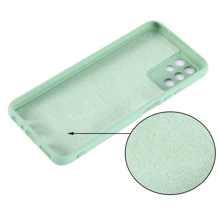 For ZTE V30 Vita Pure Color Liquid Silicone Shockproof Full Coverage Phone Case