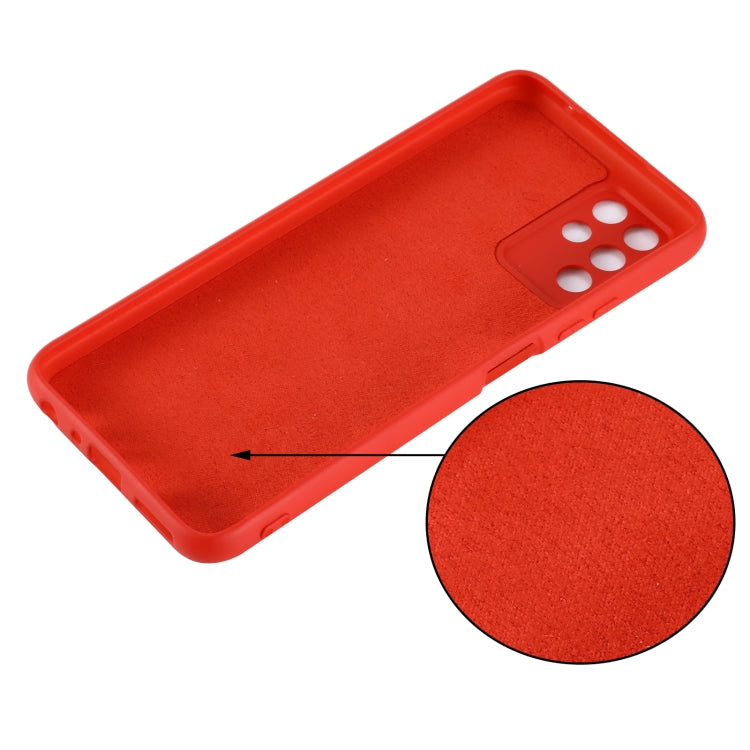 For ZTE V30 Vita Pure Color Liquid Silicone Shockproof Full Coverage Phone Case