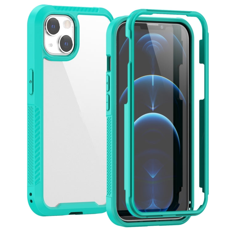 For iPhone 14 Plus 2 in 1 TPU + PC Full Coverage Phone Case