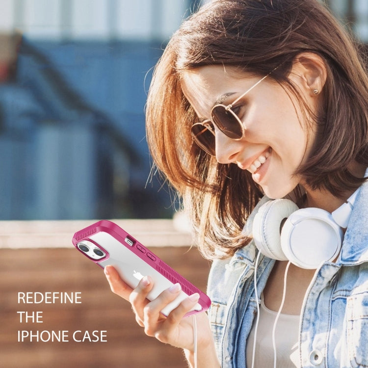 For iPhone 14 Plus 2 in 1 TPU + PC Full Coverage Phone Case