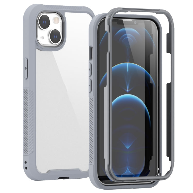 For iPhone 14 2 in 1 TPU + PC Full Coverage Phone Case