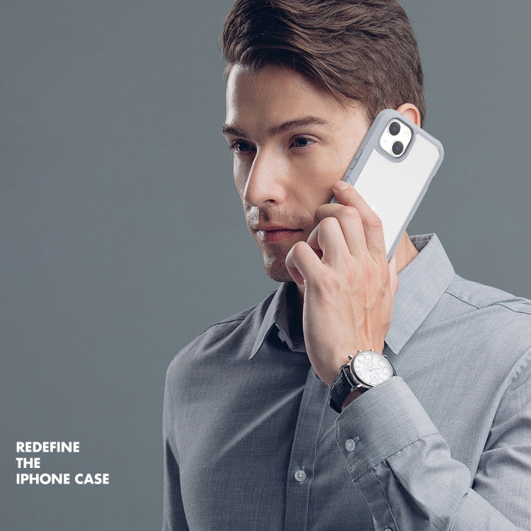 For iPhone 14 2 in 1 TPU + PC Full Coverage Phone Case