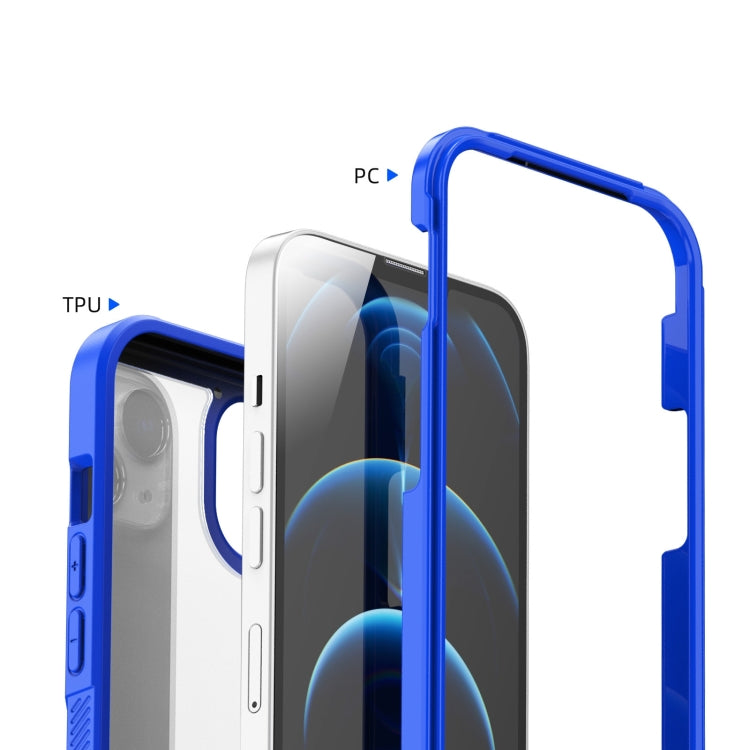 For iPhone 14 2 in 1 TPU + PC Full Coverage Phone Case