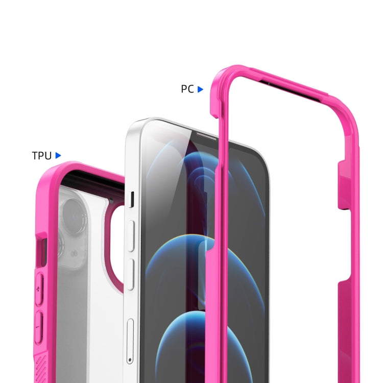 For iPhone 14 2 in 1 TPU + PC Full Coverage Phone Case