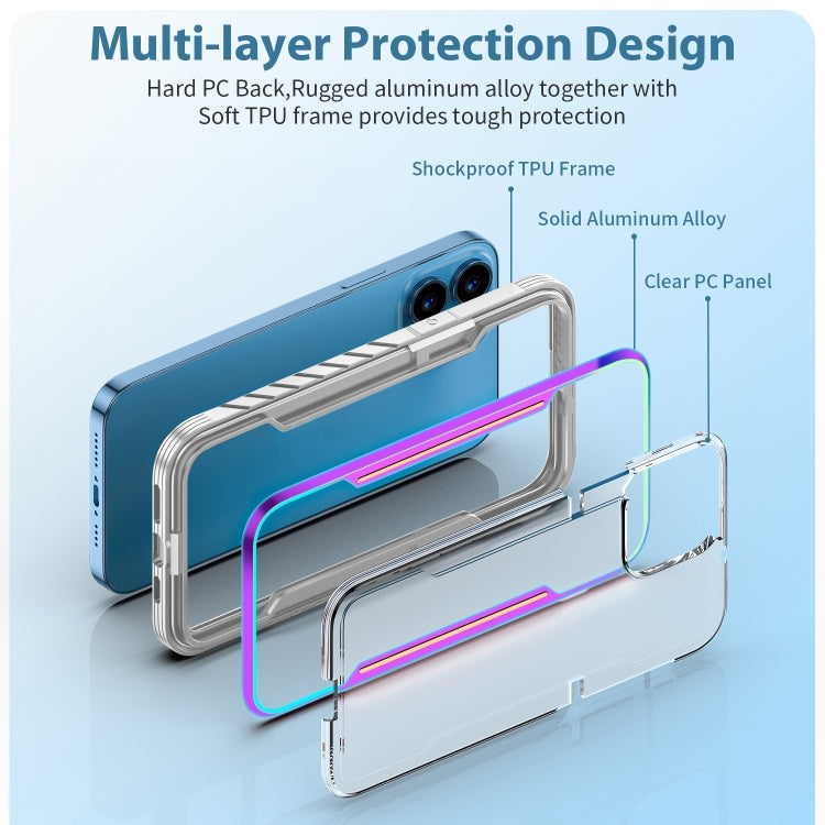 For iPhone 14 Plus  Shockproof TPU + PC Armor Protective Phone Case