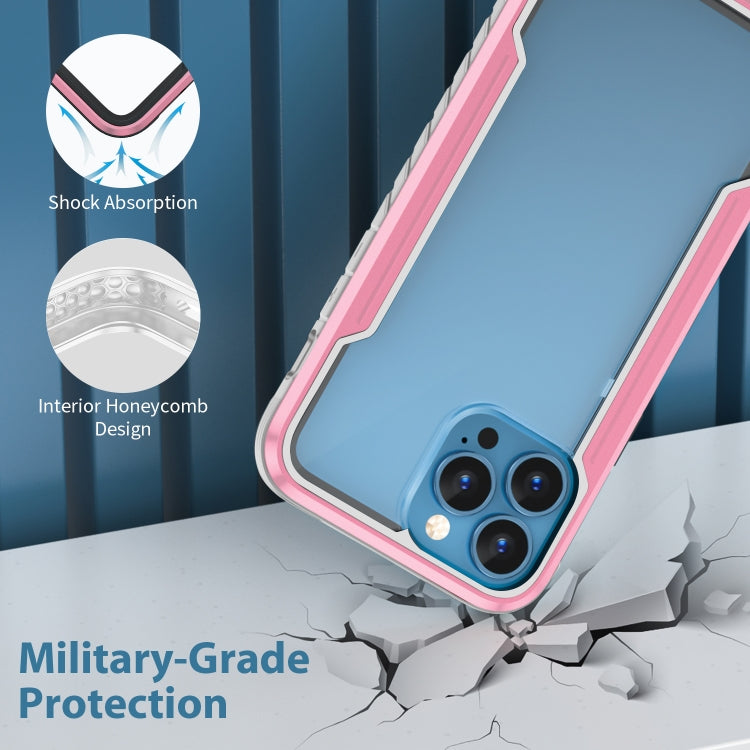 For iPhone 14 Pro Max Shockproof TPU + PC Armor Protective Phone Case