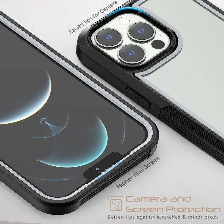 For iPhone 14 Pro Colorful Border TPU + PC Full Coverage Phone Case