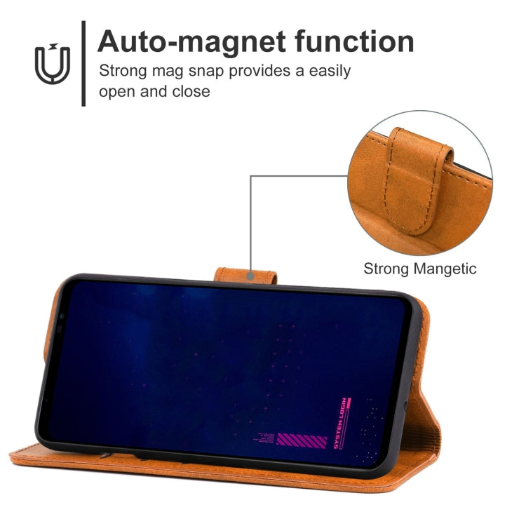 For Asus ROG Phone 6 Pro Leather Phone Case
